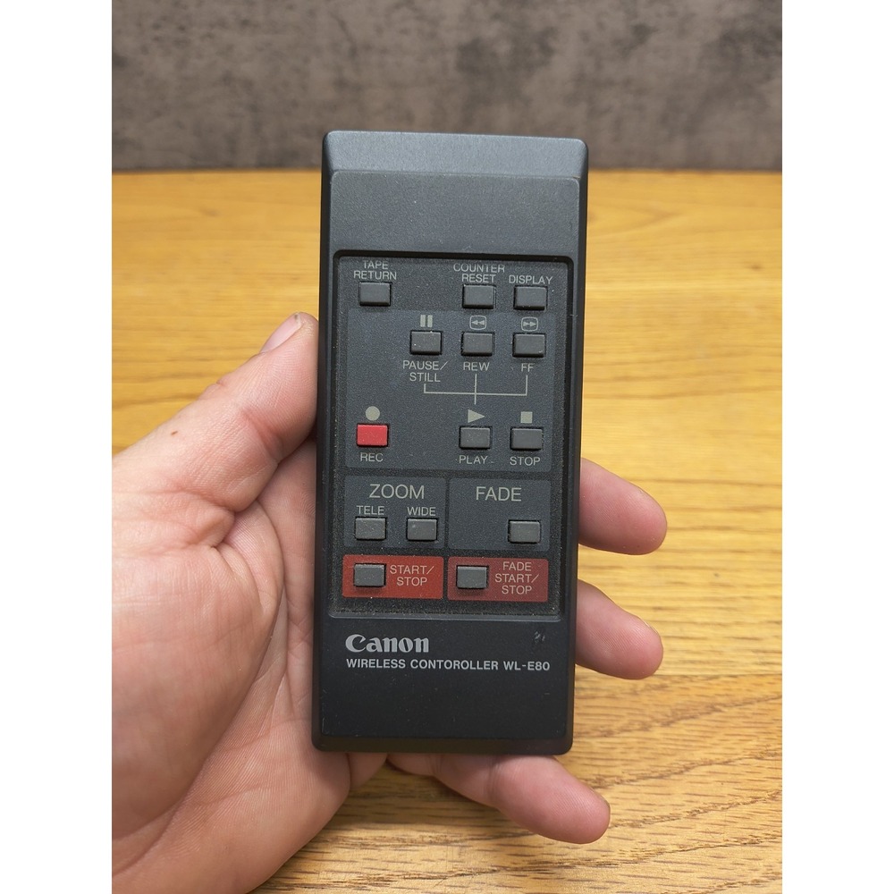 ⭐ Genuine Canon WL-E80 WL-E80EXP Camcorder OEM Wireless Remote Control  ⭐